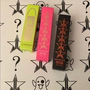 3 BNIB Jeffree Star Lippies
